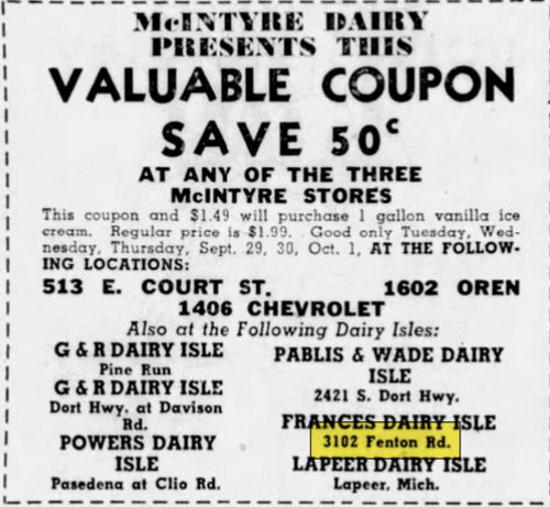 Bobs Drive-In - Sep 29 1953 Article